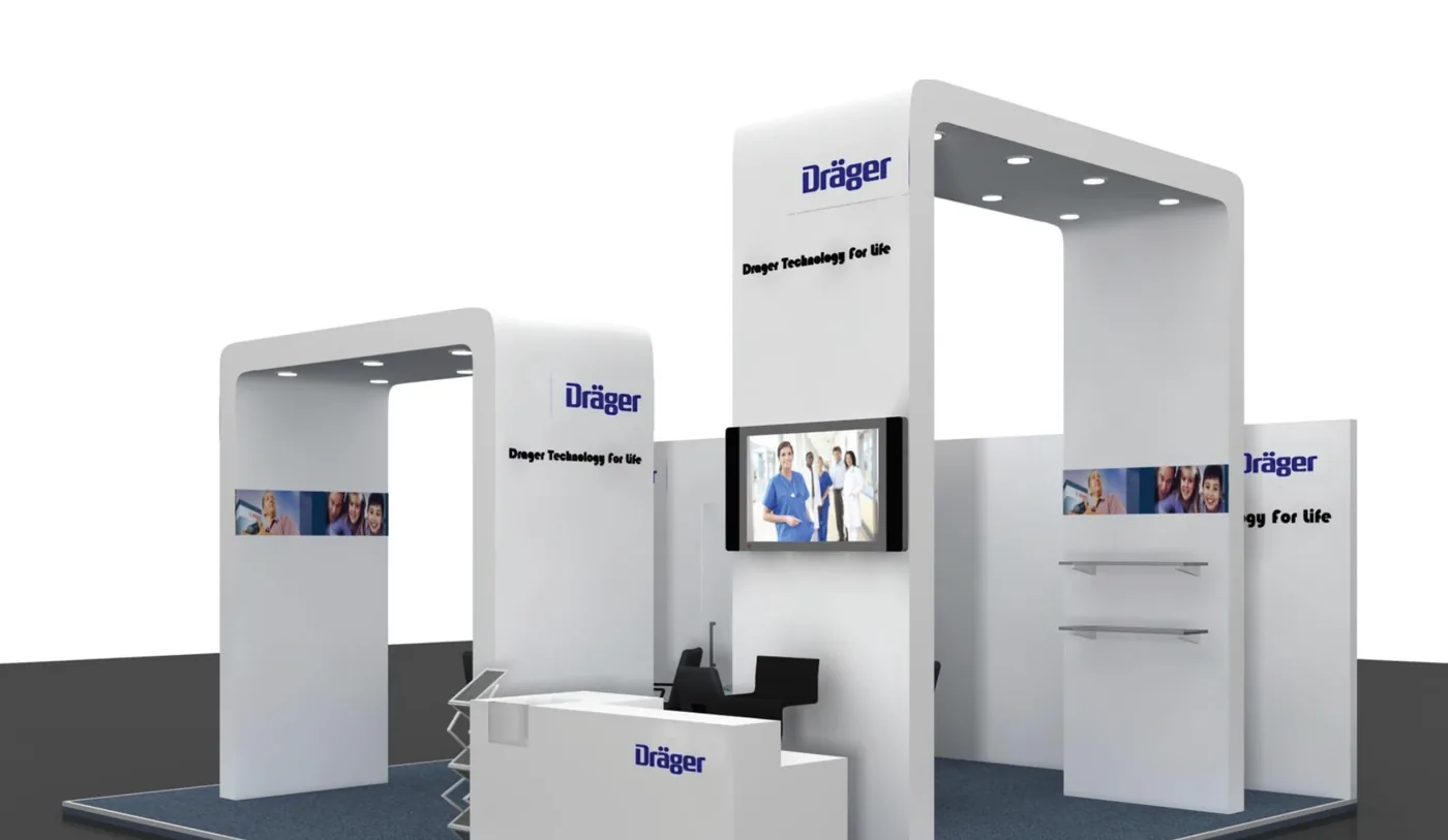 Dräger exhibition booth