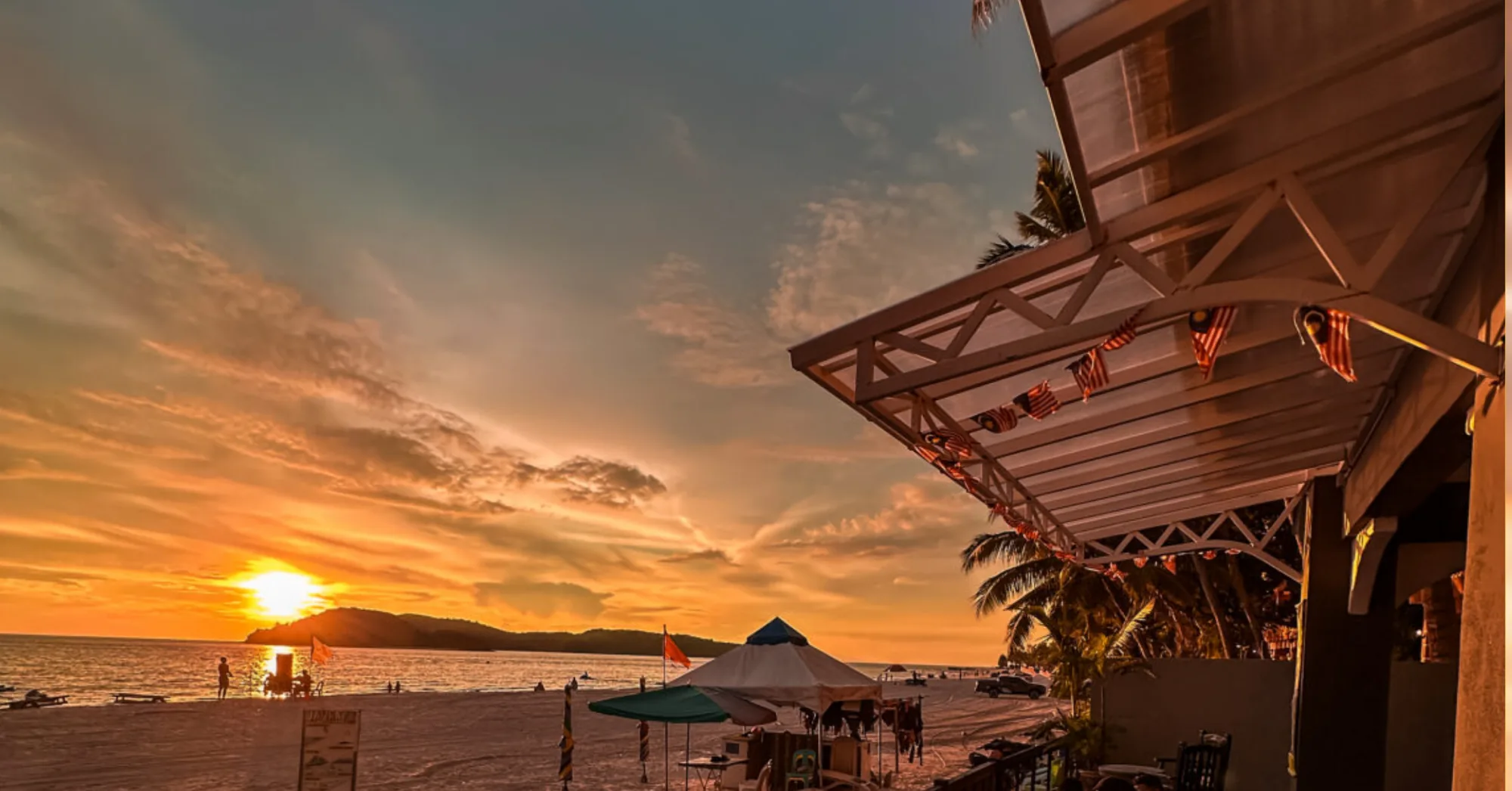 Sunset at Malibest Resort, Langkawi
