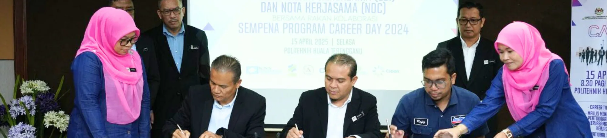 Signing ceremony with Politeknik Kuala Terengganu